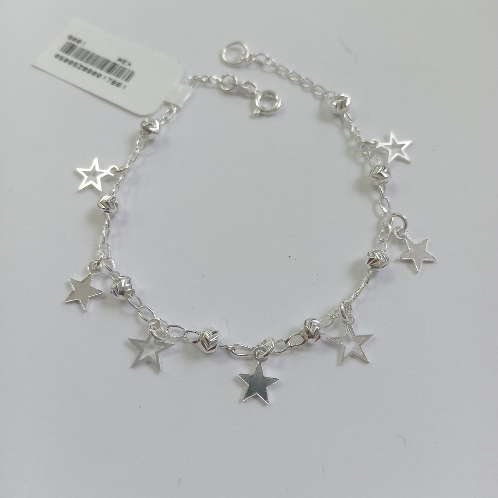 PULSERA TEJIDO ESPECIAL PLATA .925 18 CM 3.1 GR (NUEVO)