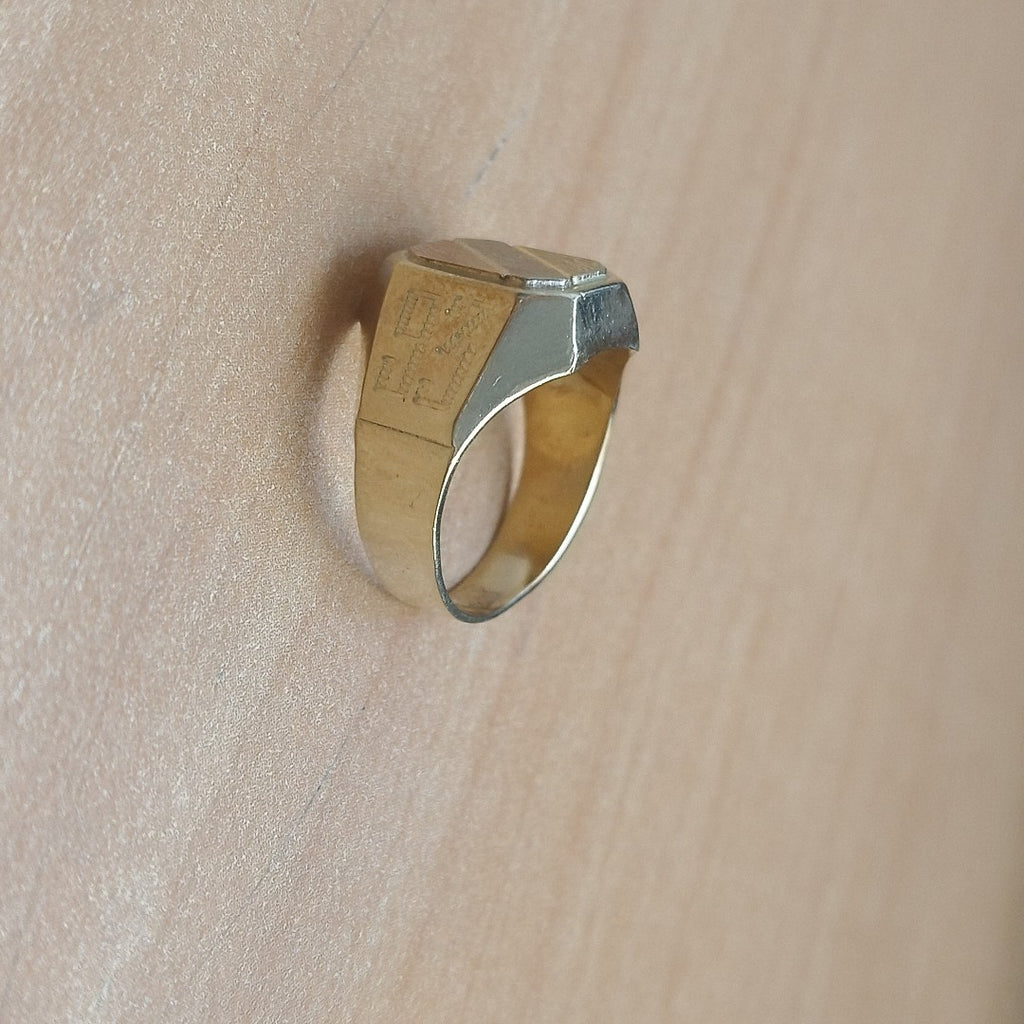 ANILLO ORO 14 K 4.3 GRMS (SEMINUEVO)