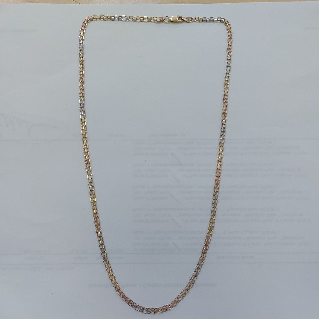 GARGANTILLA ORO COMBINADO 14 K 6,70 GRMS (SEMINUEVO)