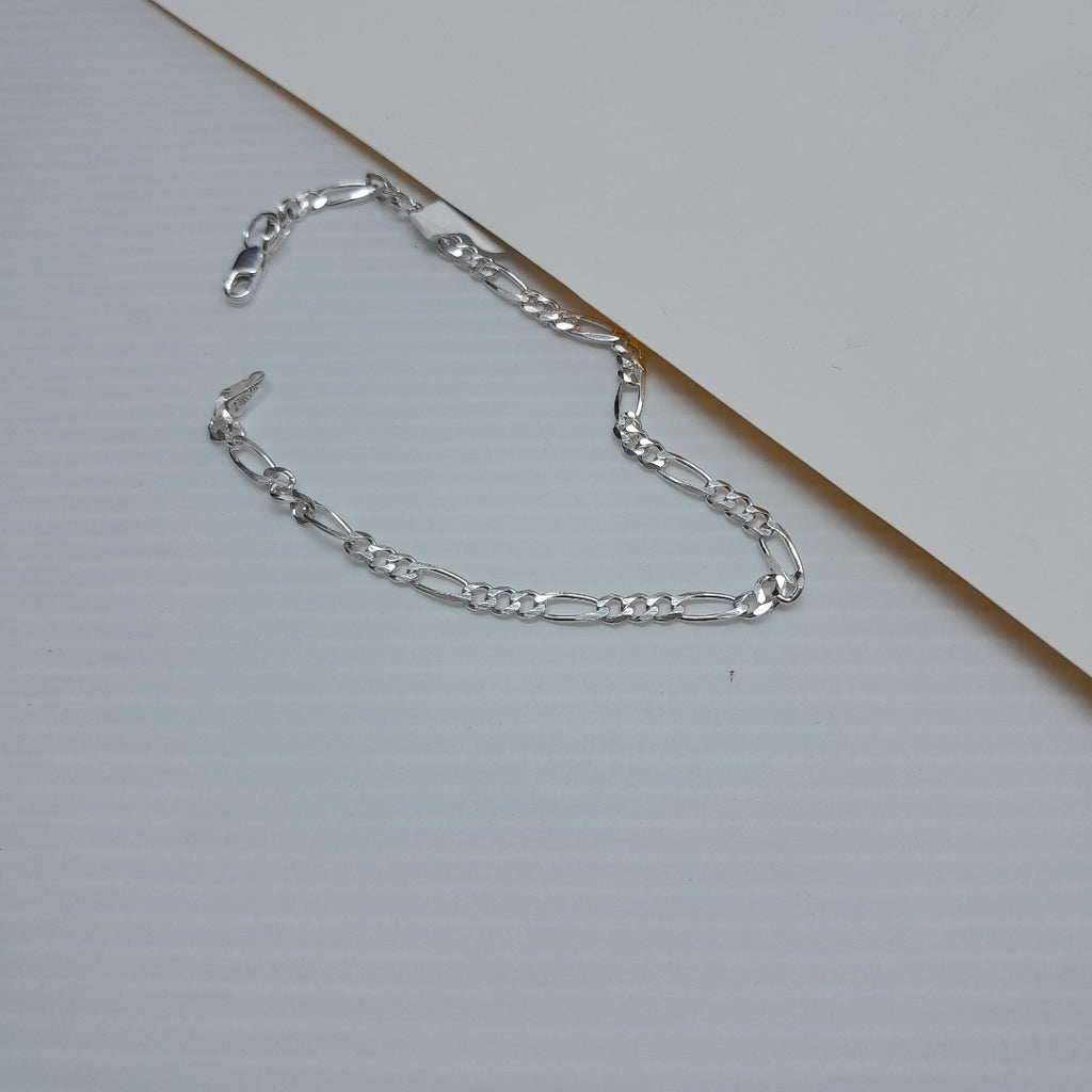 PULSERA TEJIDO 3X1 PLATA .925 18 CM 2.9 GR (NUEVO)