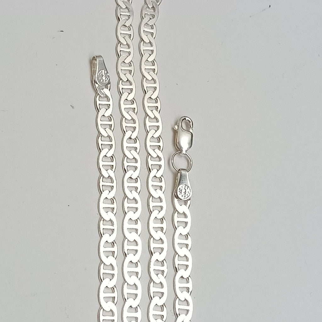 CADENA TEJIDO GUCHI PLATA .925 55 CM 12.4 GR (NUEVO)