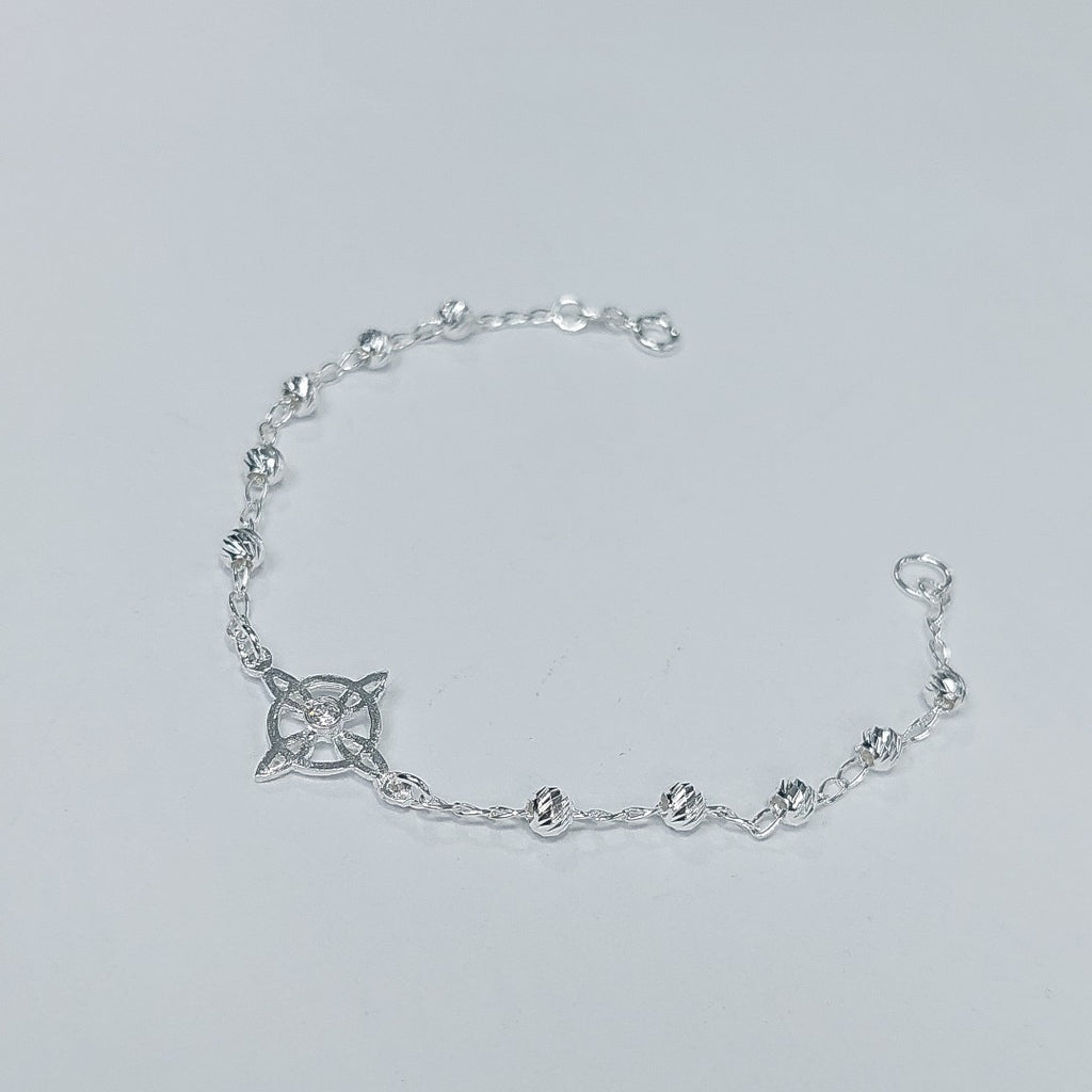 PULSERA TEJIDO ESPECIAL PLATA .925 18 CM 2.9 GR (NUEVO)