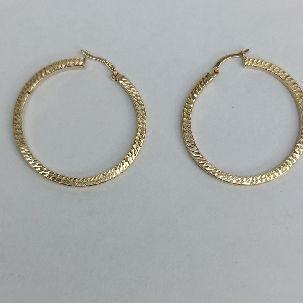 ARRACADAS PAR ORO 14 K 2.7 GRMS (SEMINUEVO)