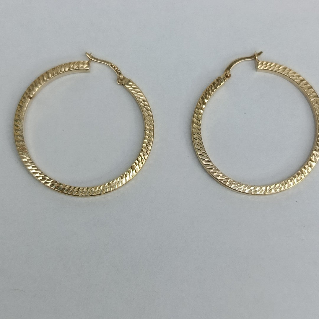 ARRACADAS PAR ORO 14 K 2.7 GRMS (SEMINUEVO)