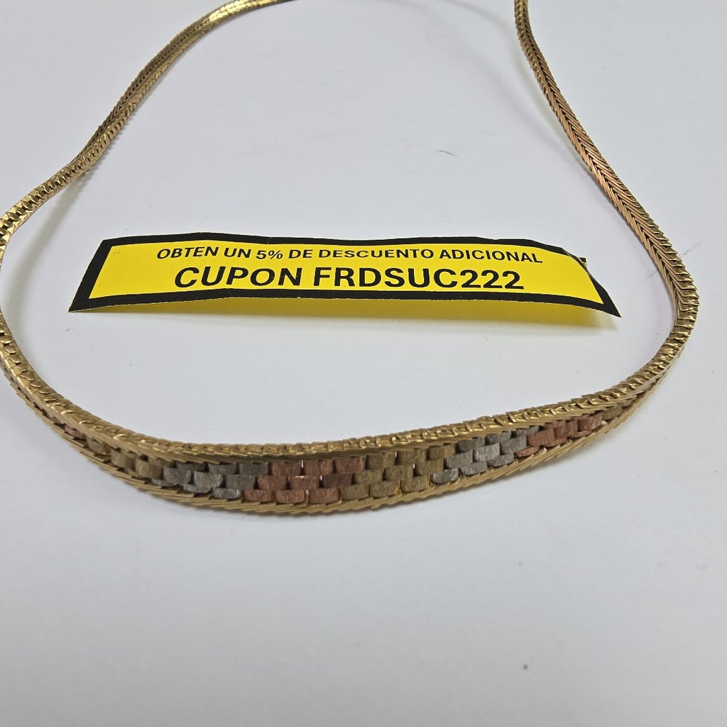 GARGANTILLA ORO 10 K 18.3 GRMS (SEMINUEVO)