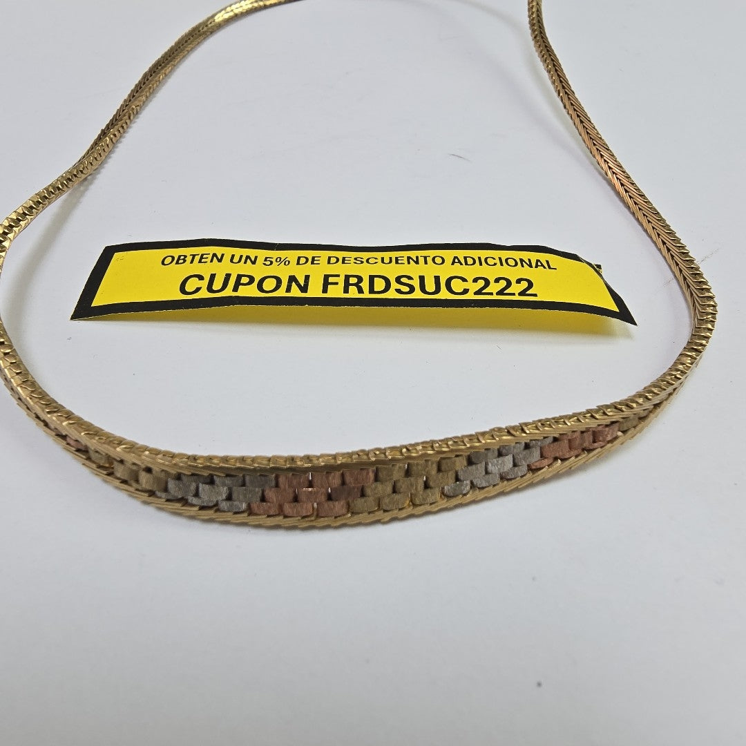 GARGANTILLA ORO 10 K 18.3 GRMS (SEMINUEVO)