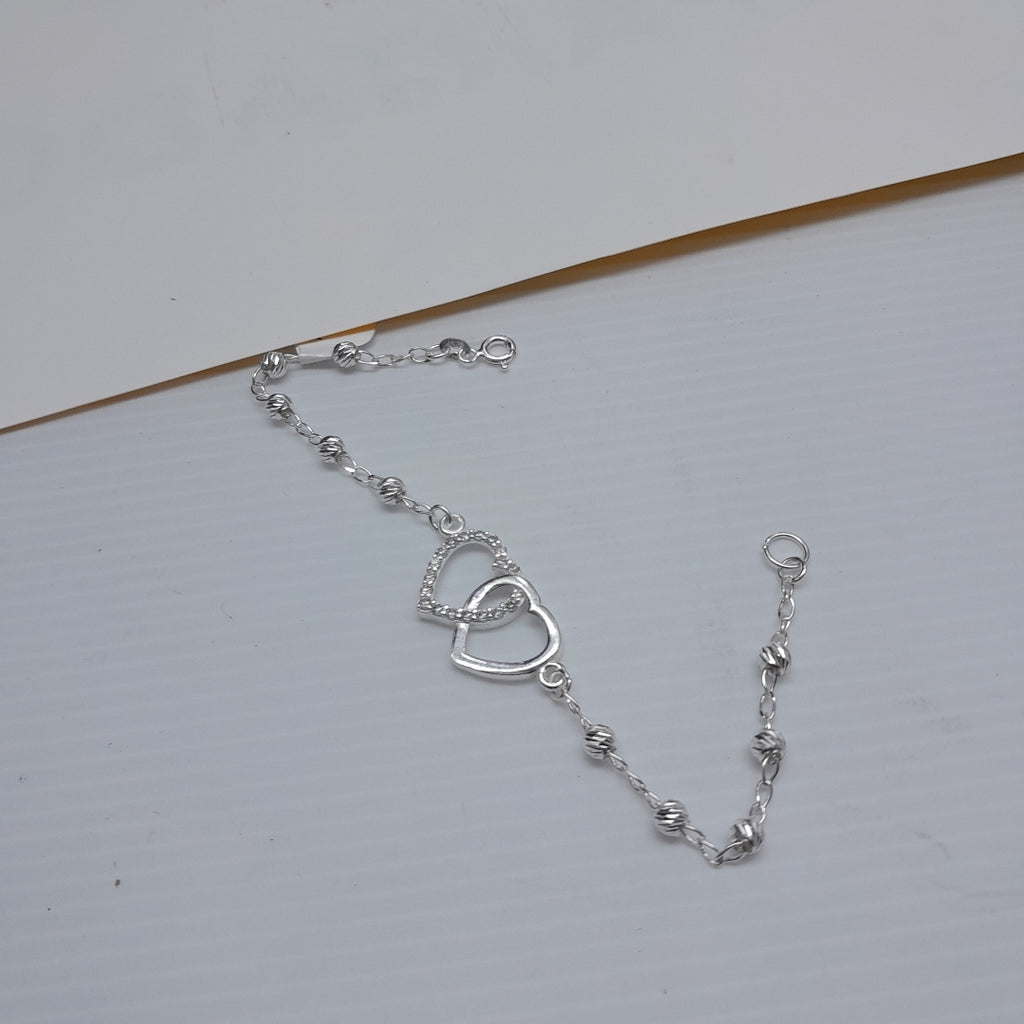 PULSERA TEJIDO TEJIDO ESPECIAL PLATA .925 18 CM 4.1 GR (NUEVO)