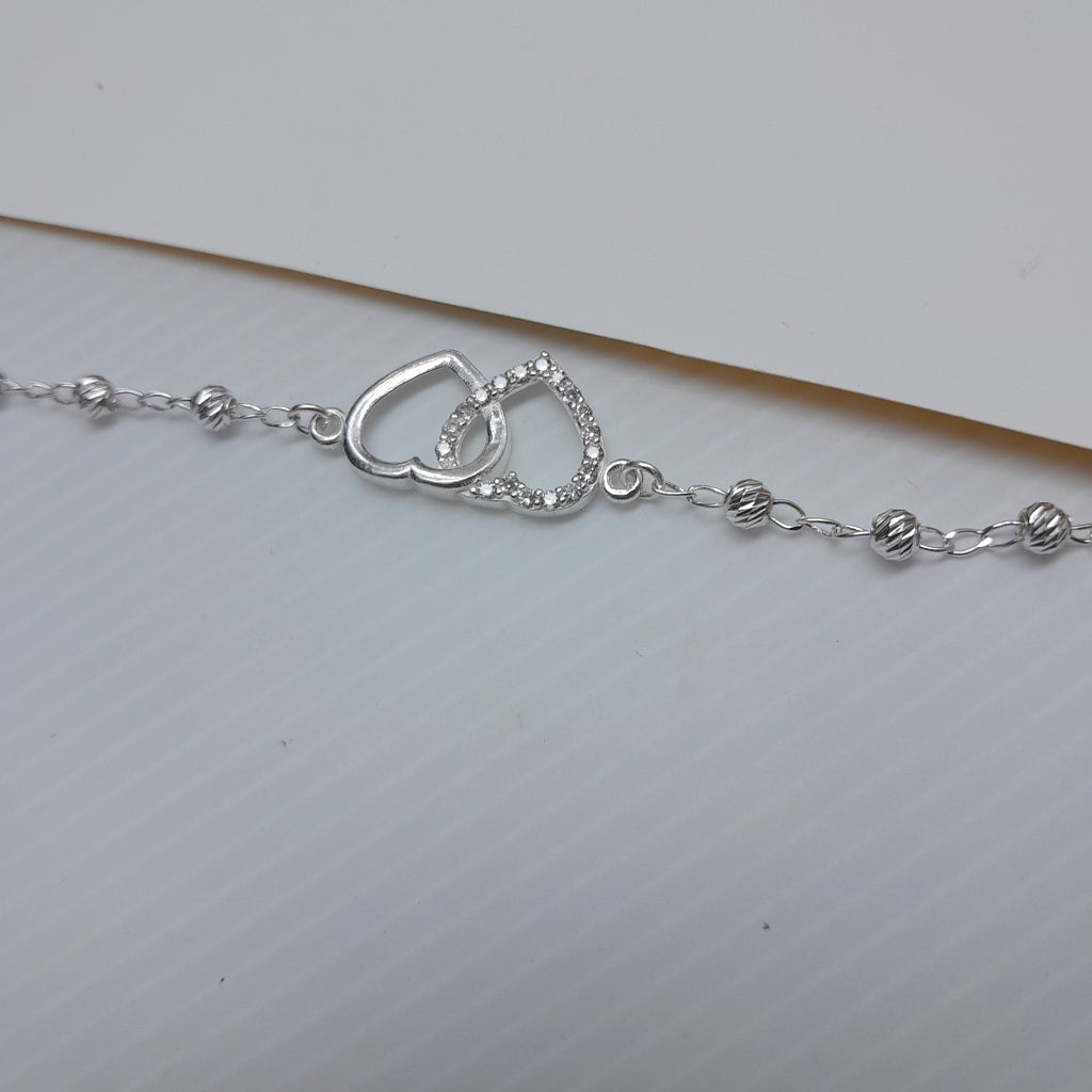 PULSERA TEJIDO TEJIDO ESPECIAL PLATA .925 18 CM 4.1 GR (NUEVO)