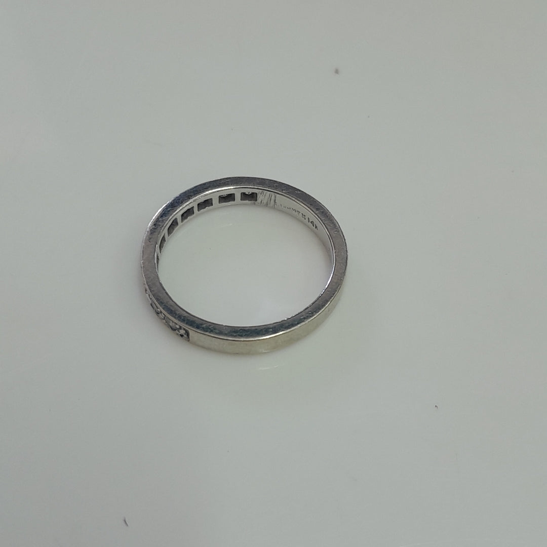 ARGOLLA ORO BLANCO 14 K 2.6 GRMS (SEMINUEVO)