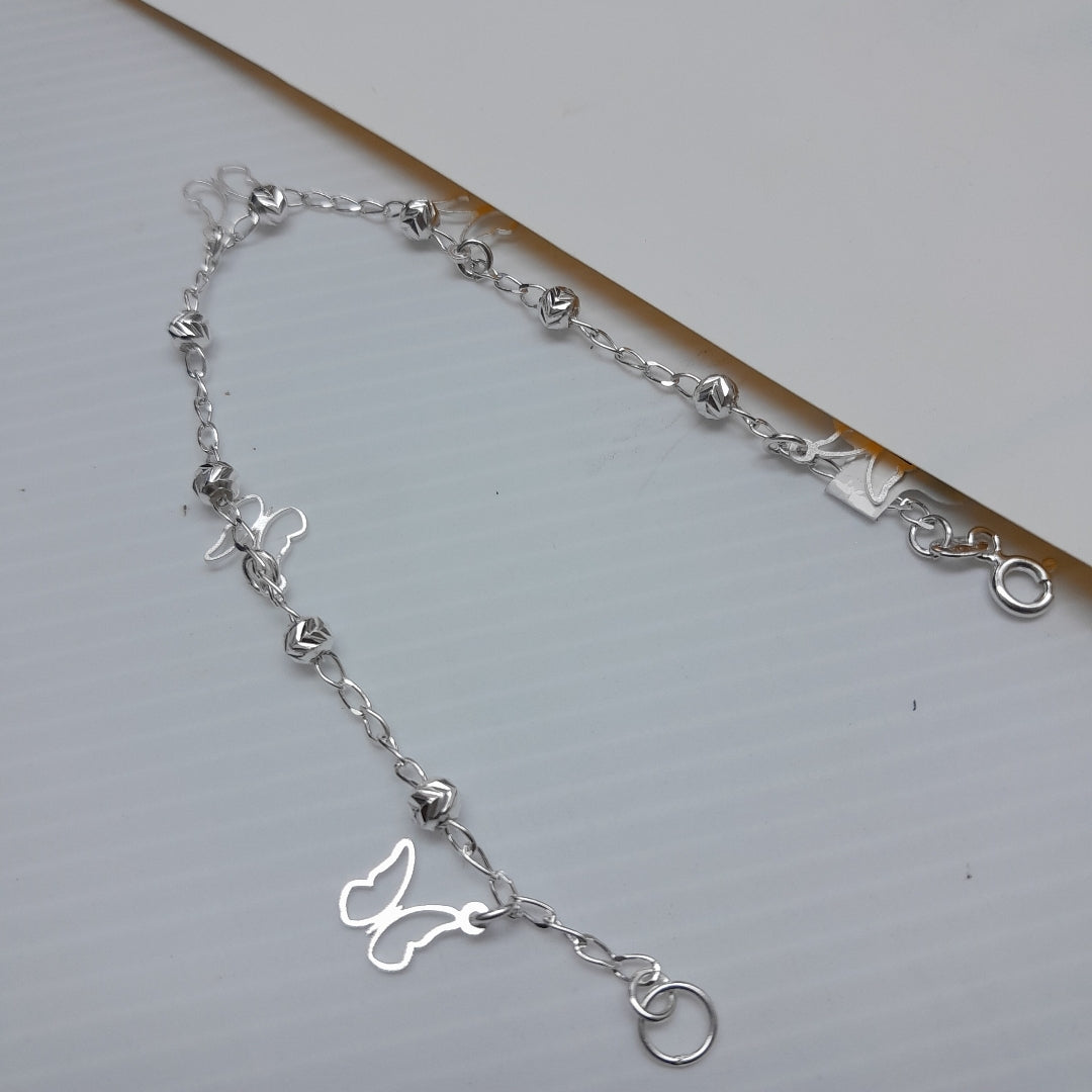 PULSERA TEJIDO ESPECIAL PLATA .925 18 CM 2.8 GR (NUEVO)