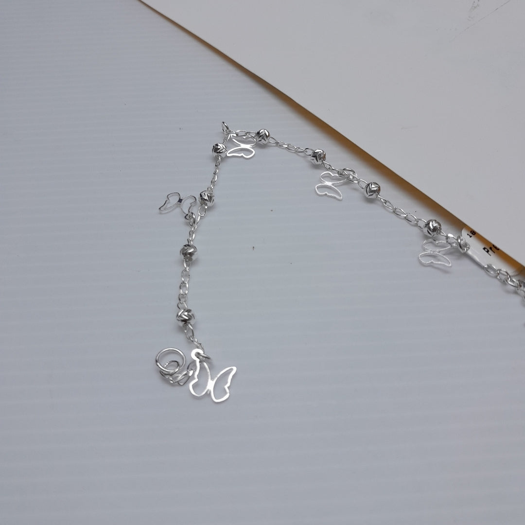PULSERA TEJIDO ESPECIAL PLATA .925 18 CM 2.8 GR (NUEVO)