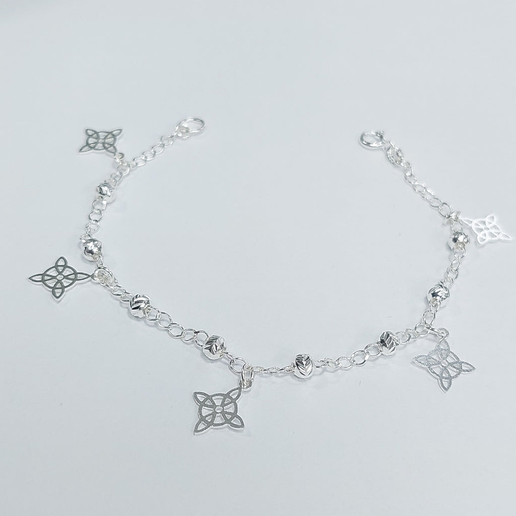 PULSERA TEJIDO ESPECIAL PLATA .925 18 CM 3.2 GR (NUEVO)