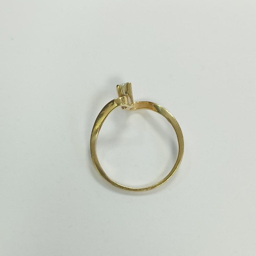 ANILLO ORO 10 K 1,30 GRMS (SEMINUEVO)