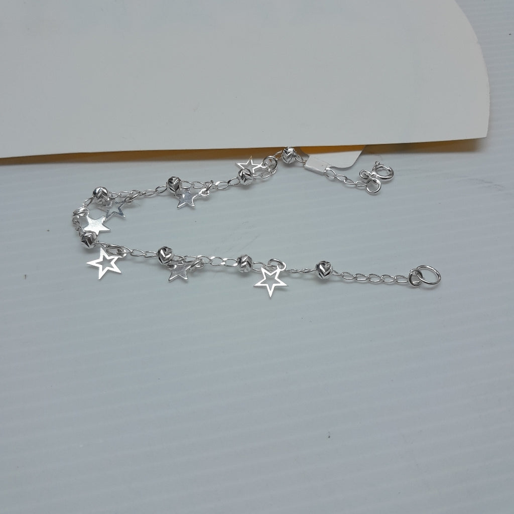 PULSERA TEJIDO ESPECIAL PLATA .925 18 CM 3.1 GR (NUEVO)