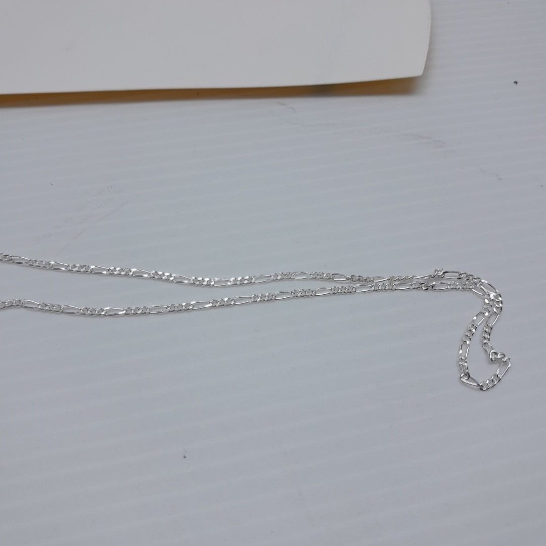 CADENA TEJIDO 3X1 PLATA .925 55 CM 2.3 GR (NUEVO)