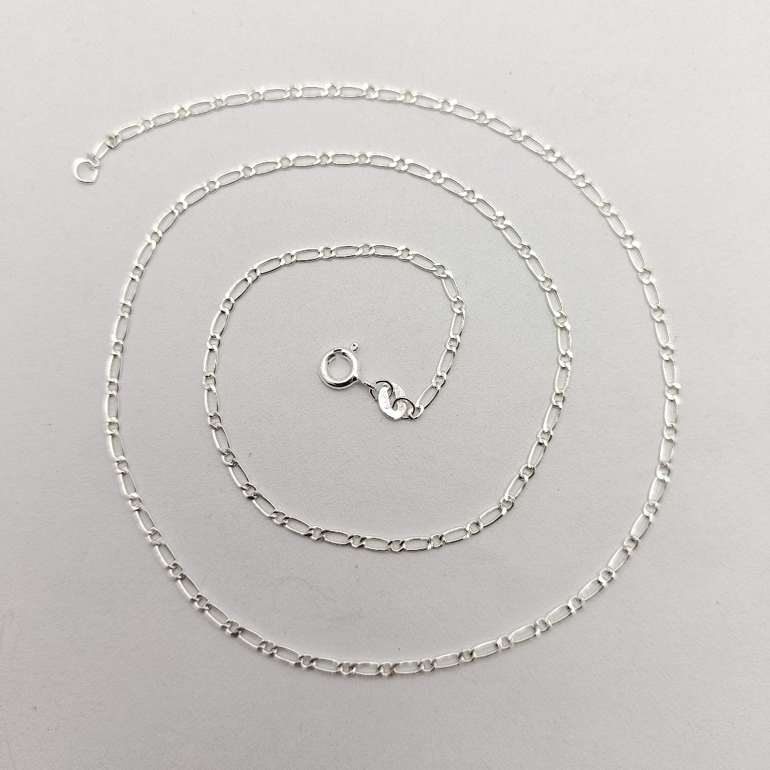 CADENA TEJIDO 1X1 PLATA .925 50 CM 3 GR (NUEVO)