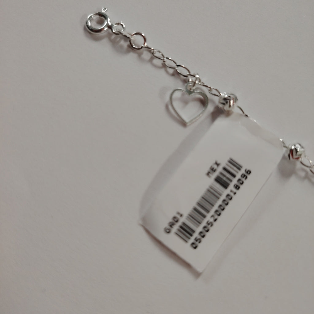 PULSERA TEJIDO ESPECIAL PLATA .925 18 CM 2.7 GR (NUEVO)