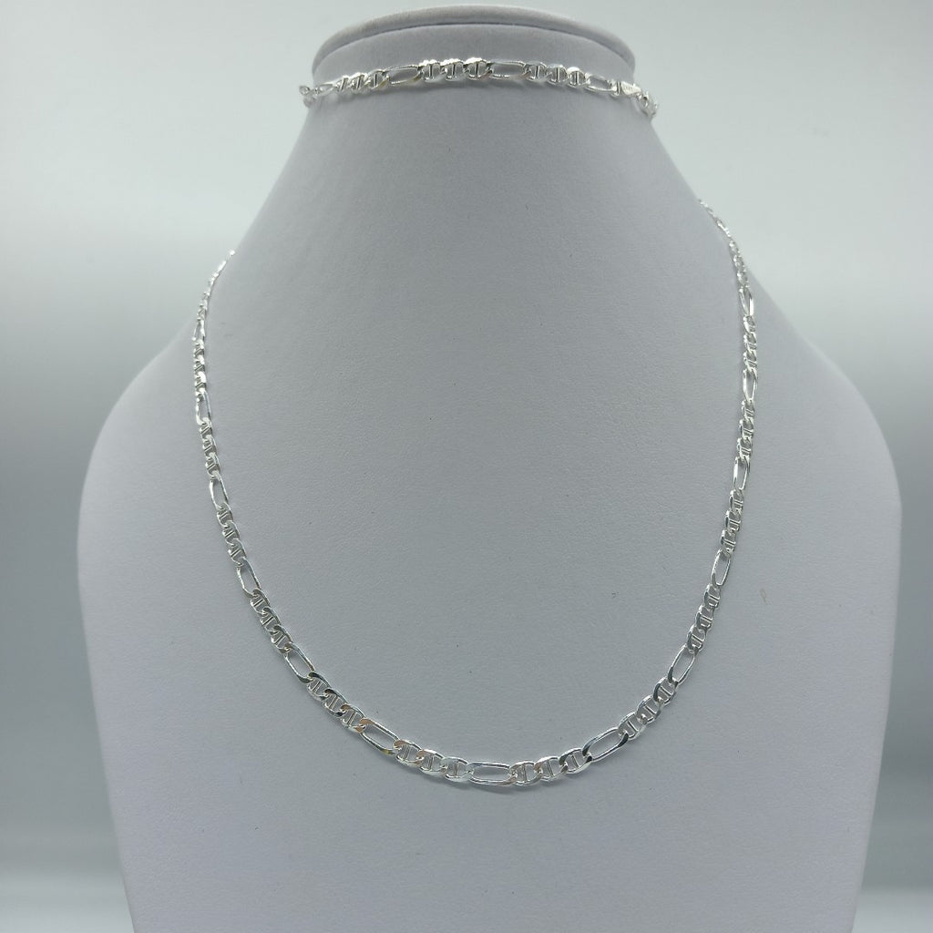 CADENA TEJIDO 3X1 PLATA .925 60 CM 8.1 GR (NUEVO)