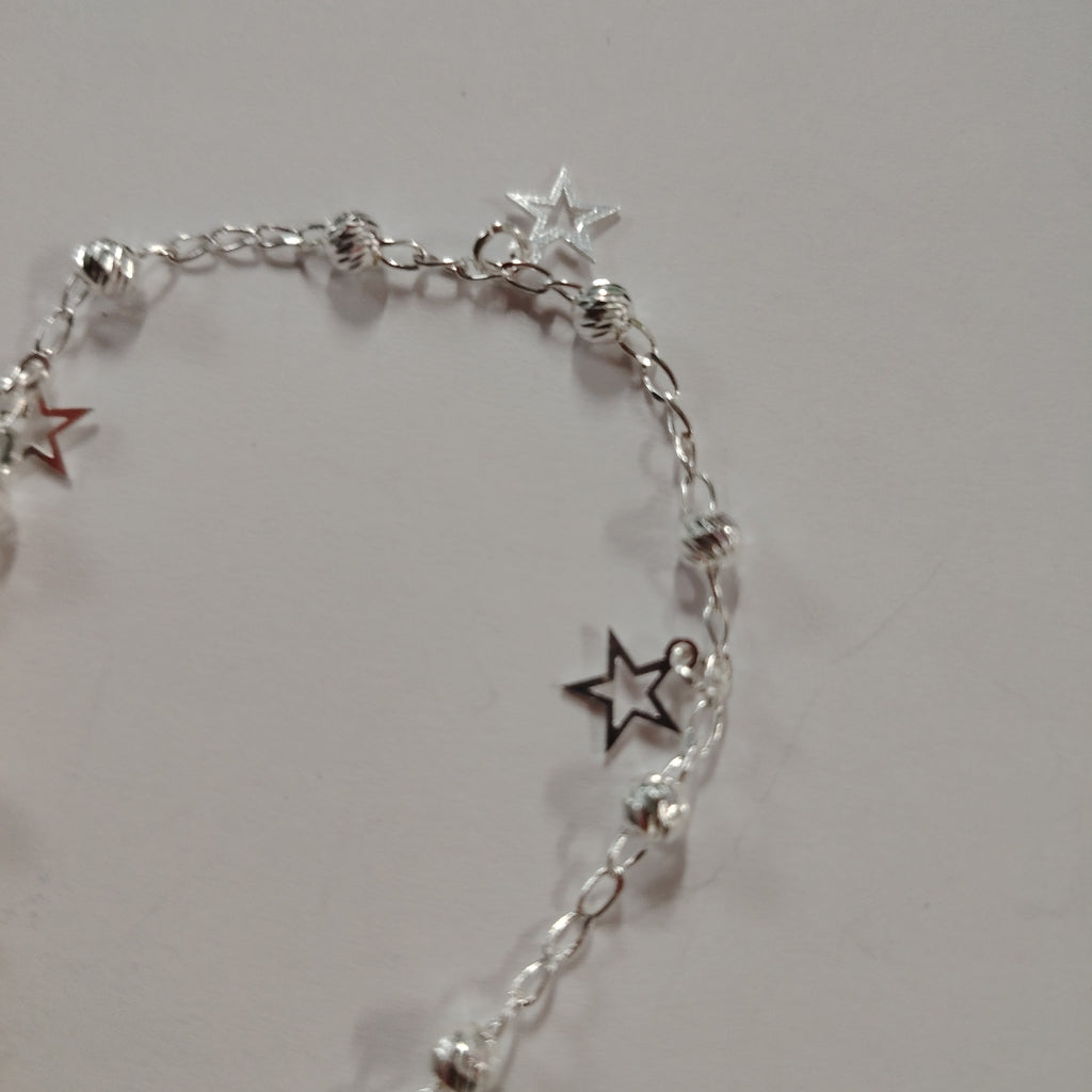 PULSERA TEJIDO ESPECIAL PLATA .925 18 CM 2.7 GR (NUEVO)