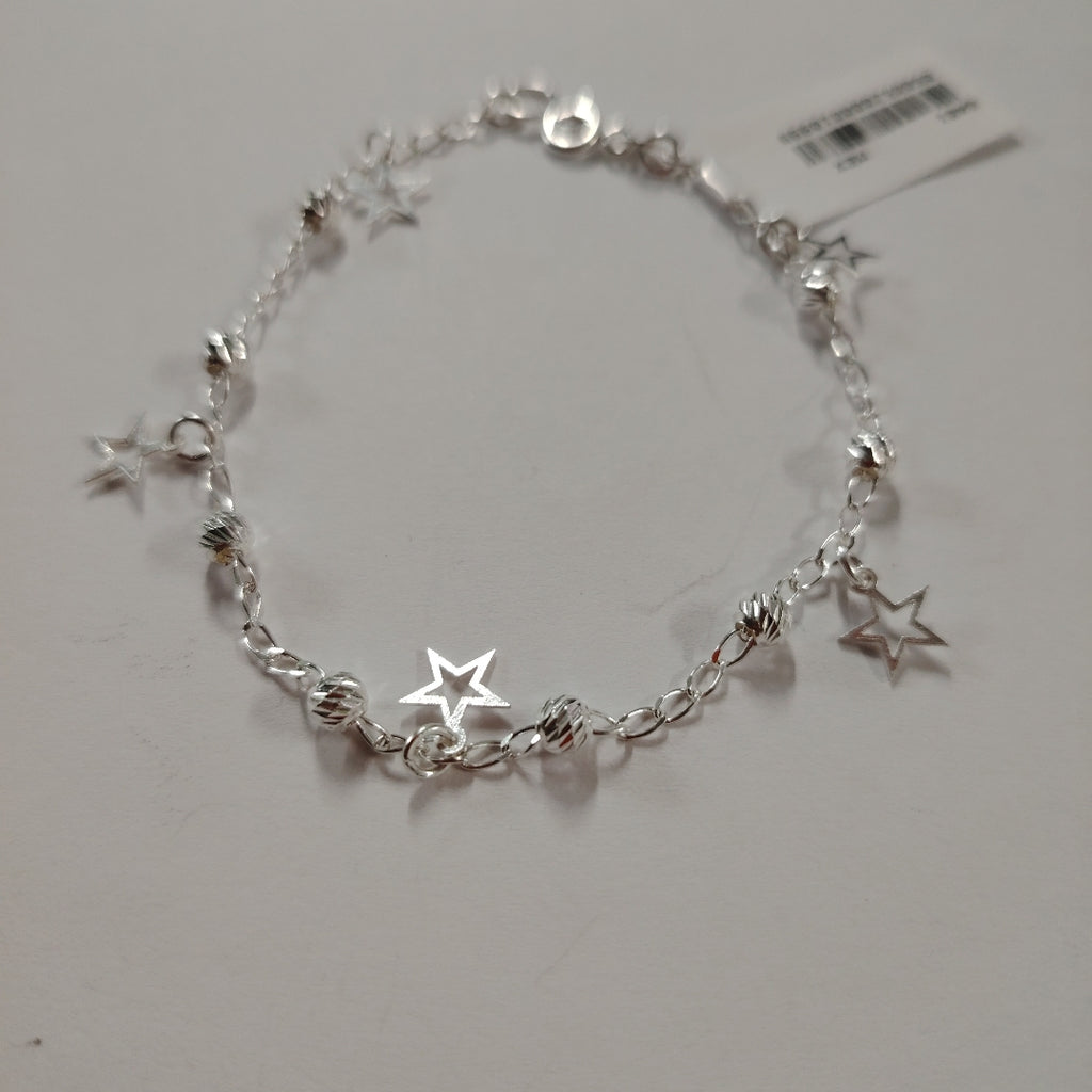 PULSERA TEJIDO ESPECIAL PLATA .925 18 CM 2.7 GR (NUEVO)