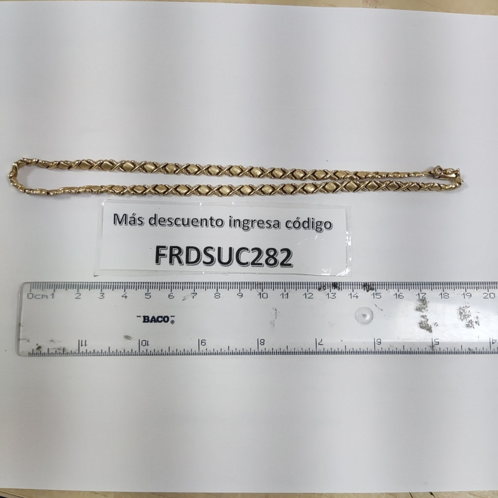 CADENA ORO 14 K 16.7 GRMS (SEMINUEVO)