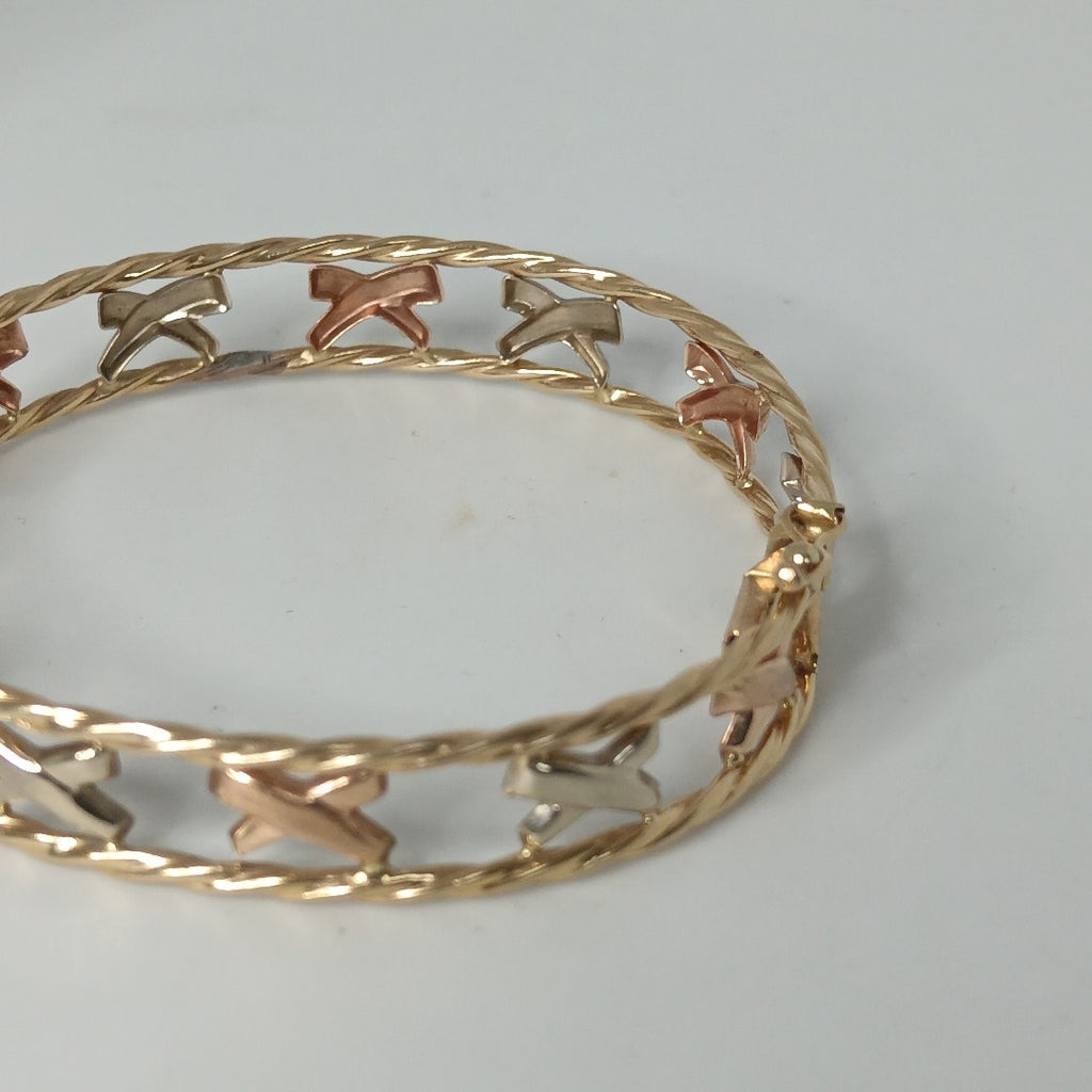 PULSERA RIGIDA ORO 14 K 11,20 GRMS (SEMINUEVO)