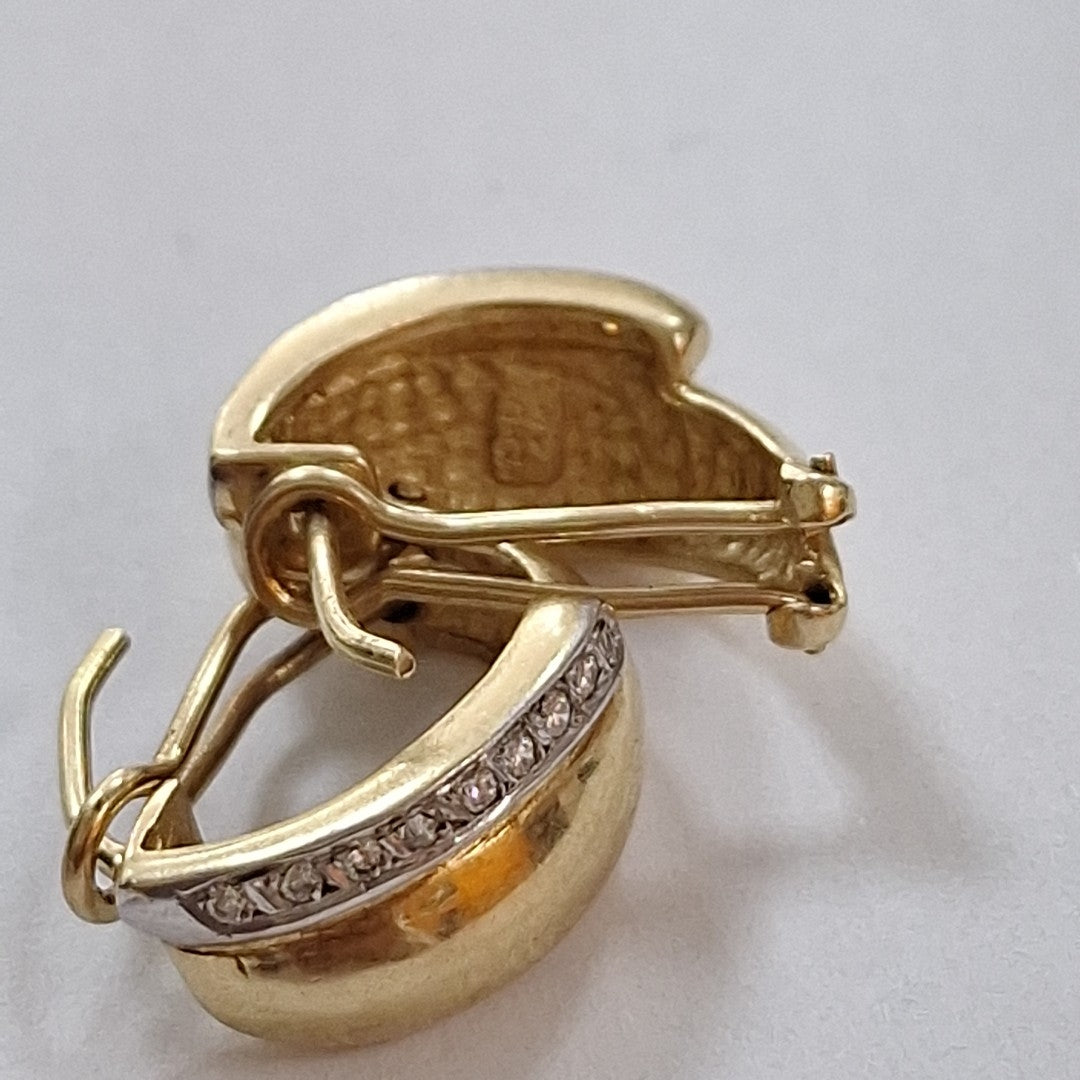ARETES PAR ORO 14 K 7.4 GRMS (SEMINUEVO)