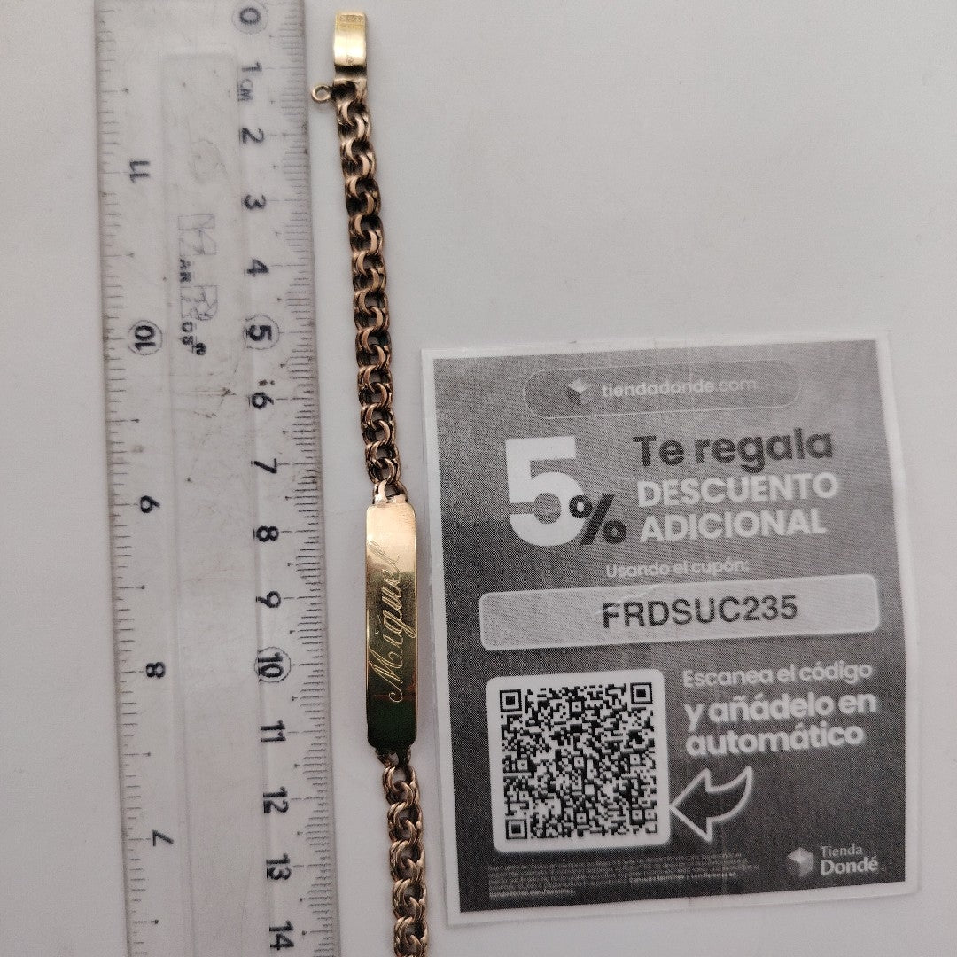 ESCLAVA ORO 10 K 11 GRMS (SEMINUEVO)