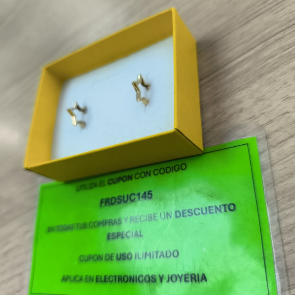 ARRACADAS PAR ORO 14 K 2.1 GRMS (SEMINUEVO)