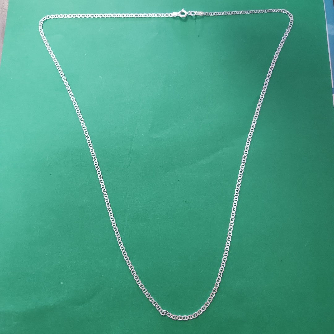 CADENA TEJIDO GUCHI PLATA .925 60 CM 3.9 GR (NUEVO)
