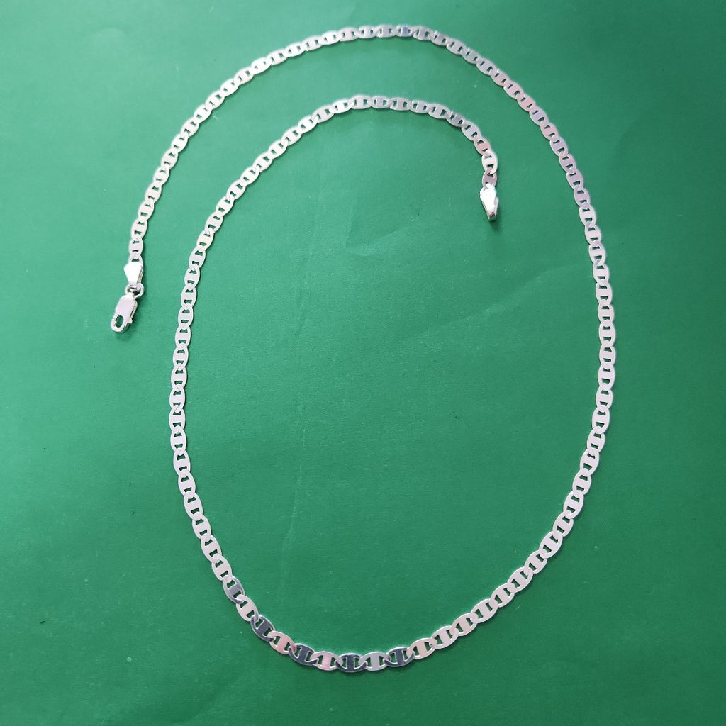 CADENA TEJIDO GUCHI PLATA .925 55 CM 8.3 GR (NUEVO)