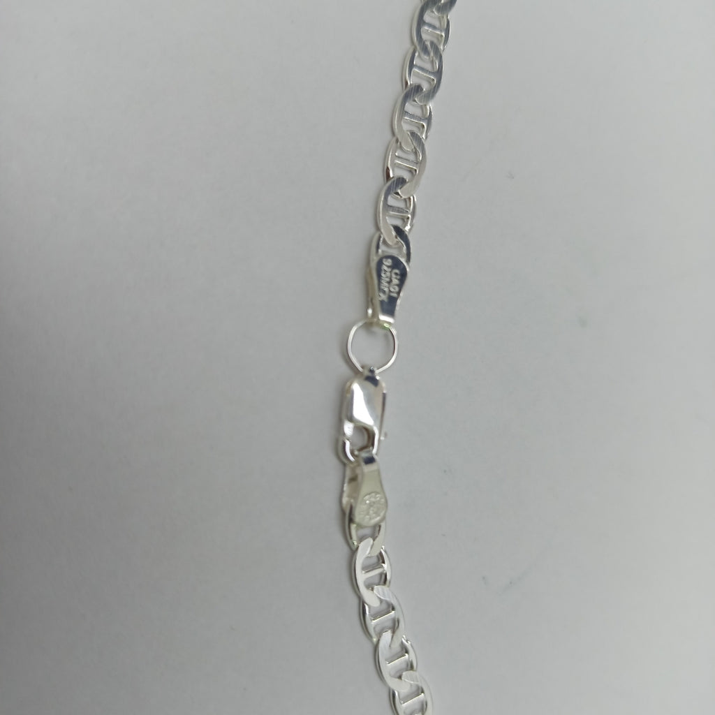 CADENA TEJIDO GUCHI PLATA .925 55 CM 12.9 GR (NUEVO)