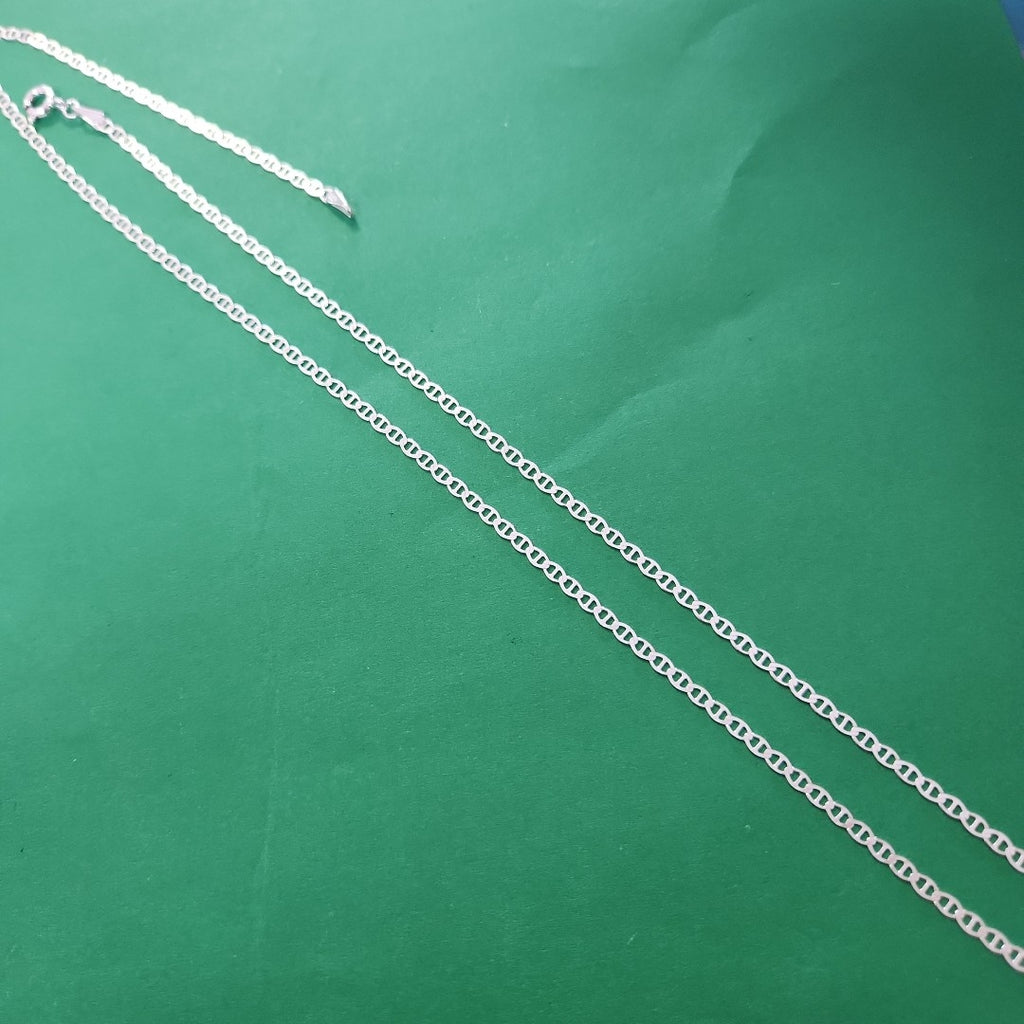 CADENA TEJIDO GUCHI PLATA .925 55 CM 3.3 GR (NUEVO)