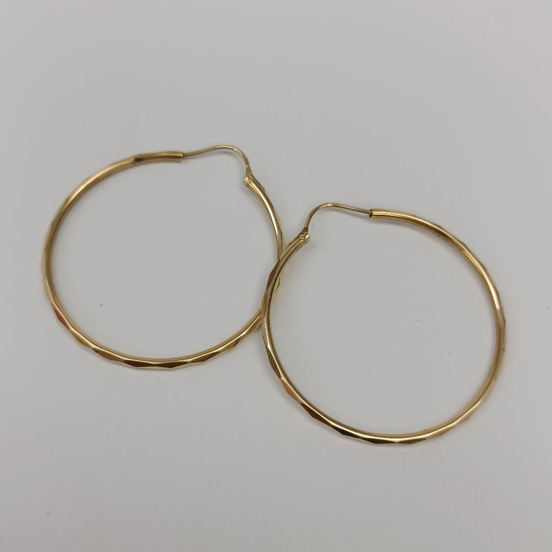 ARRACADAS PAR ORO 14 K 2.4 GRMS (SEMINUEVO)