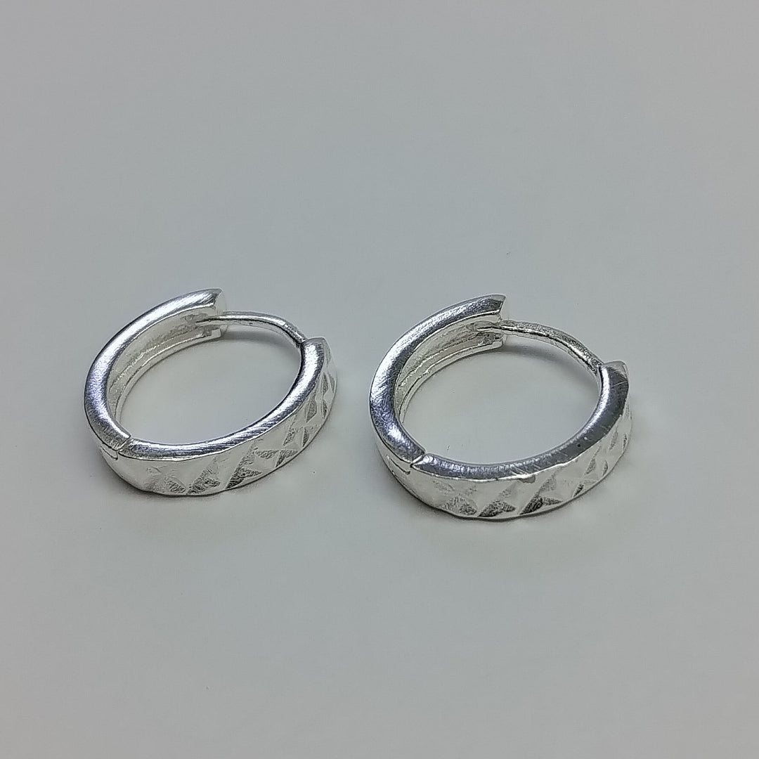 ARRACADAS LABRADAS PLATA .925 3.2 GR (NUEVO)