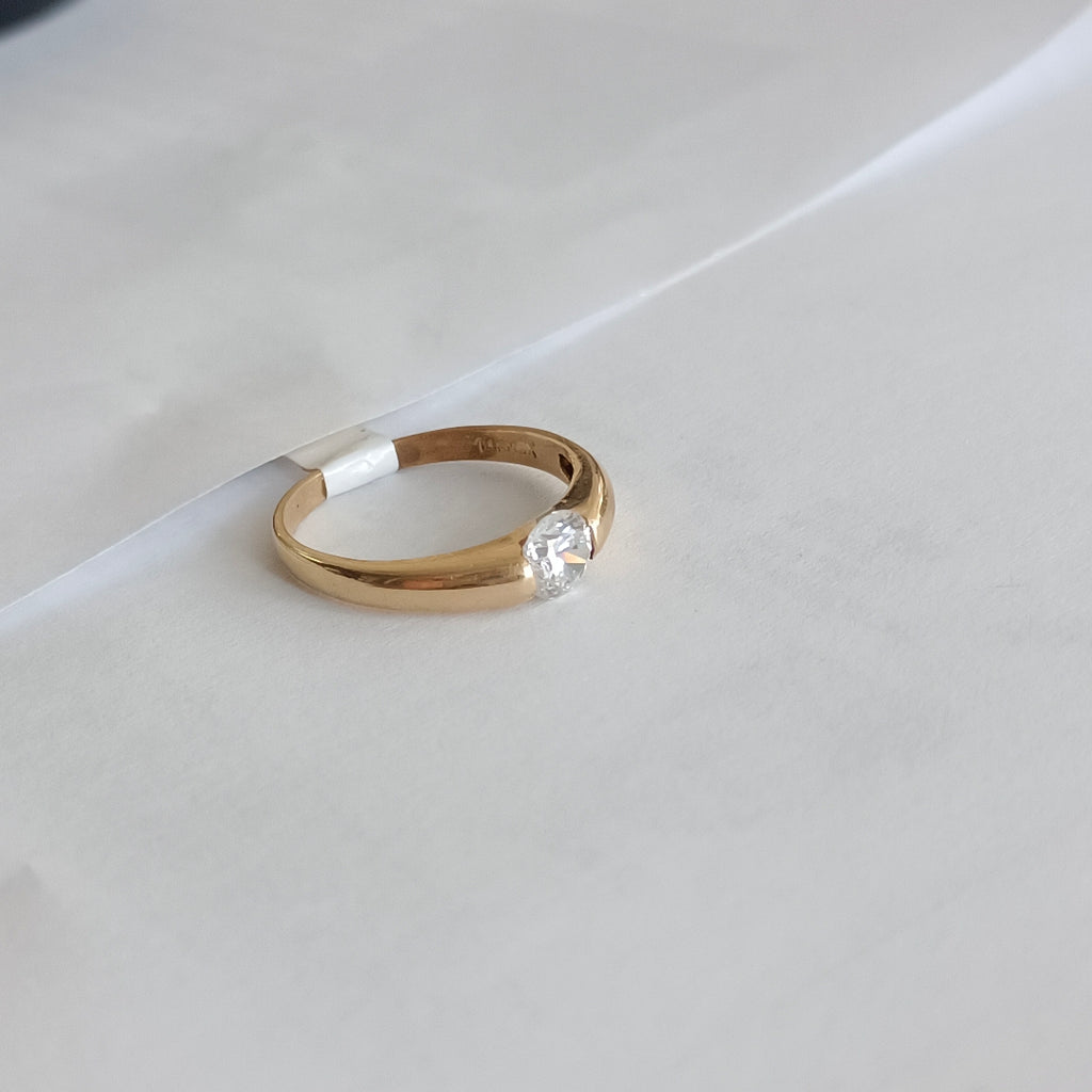 SOLITARIO ORO 14 K 2 GRMS (SEMINUEVO)