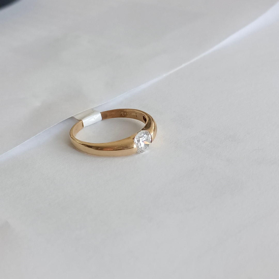 SOLITARIO ORO 14 K 2 GRMS (SEMINUEVO)