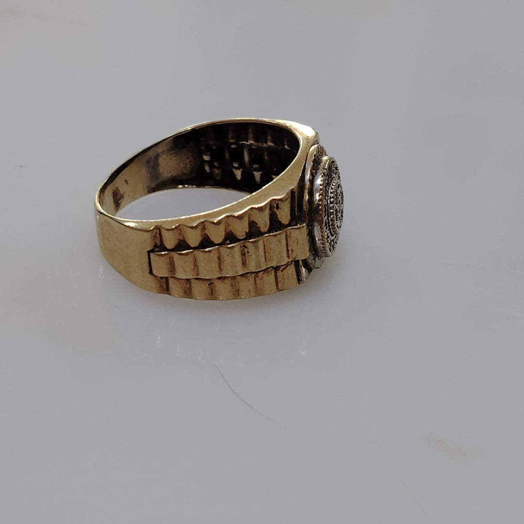 ANILLO ORO 10 K 4.4 GRMS (SEMINUEVO)