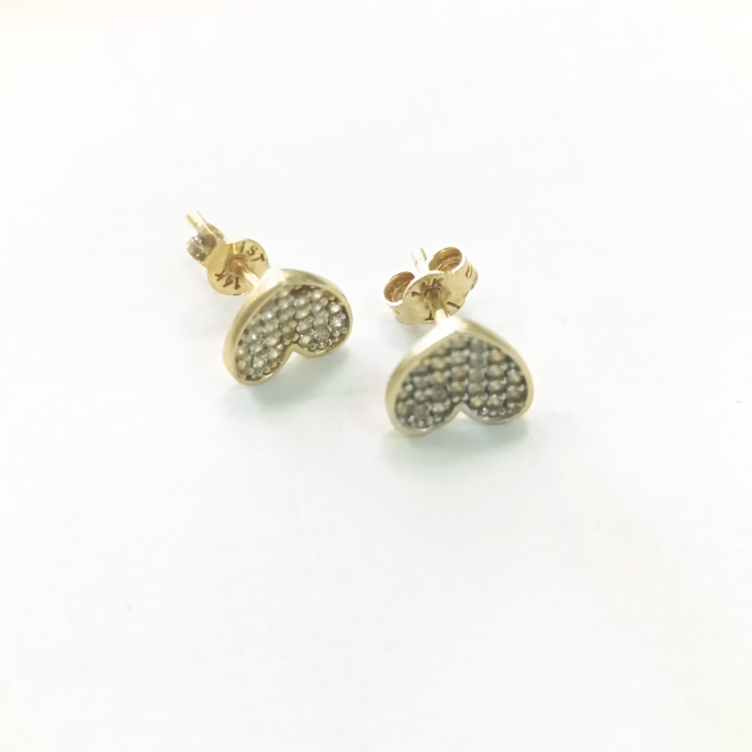 BROQUELES PAR ORO 14 K 1 GRMS (SEMINUEVO)