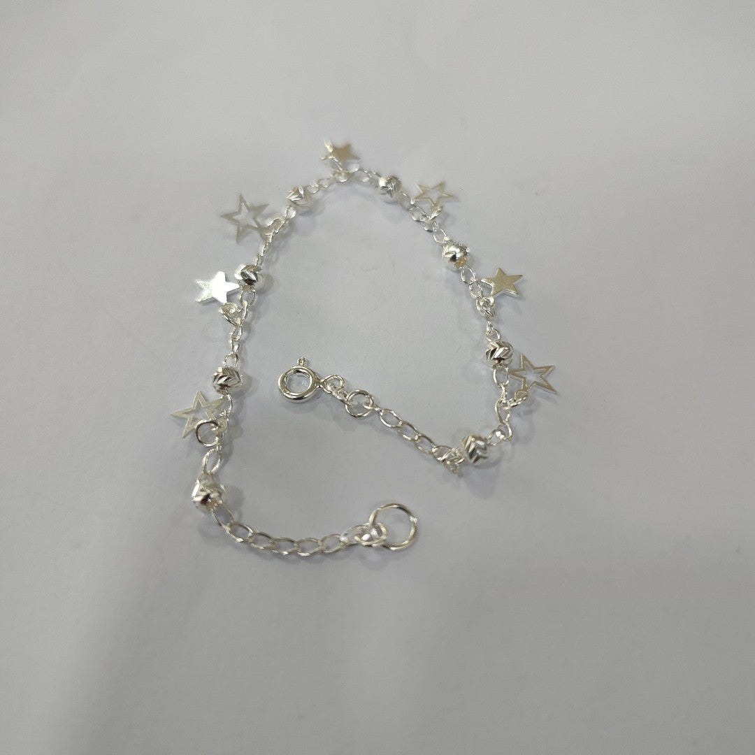 PULSERA TEJIDO ESPECIAL PLATA .925 18 CM 3.1 GR (NUEVO)