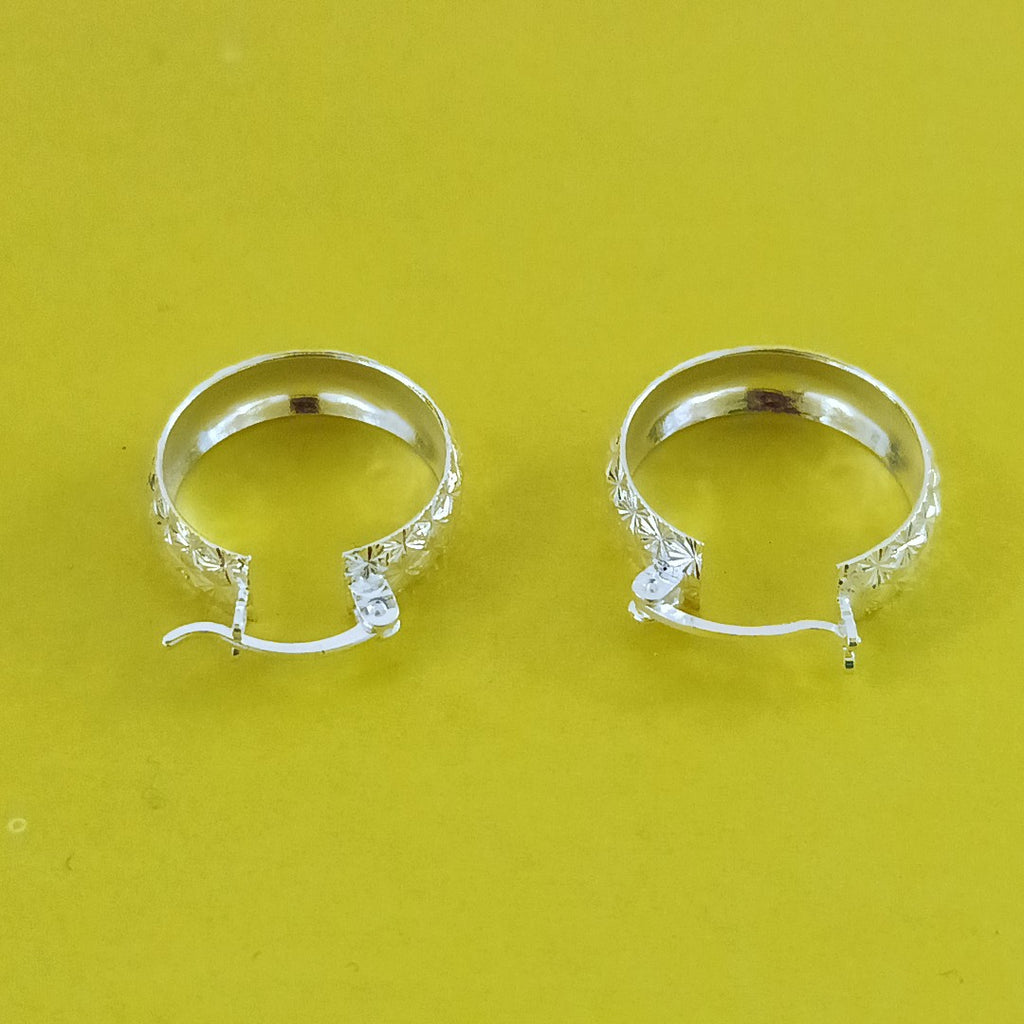 PAR ARRACADAS FACETADAS PLATA .925 3.4 GR (NUEVO)