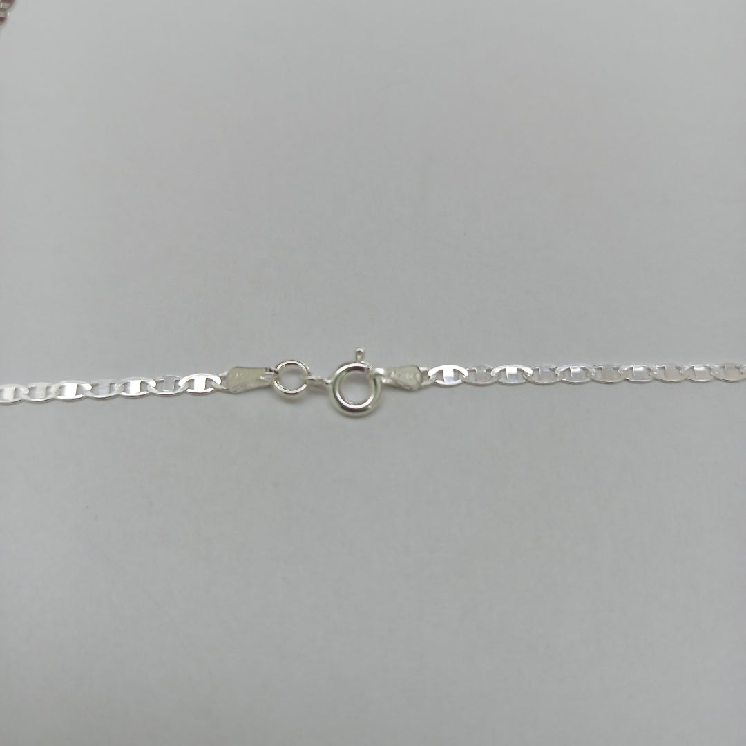 CADENA TEJIDO ESPEJO PLATA .925 60 CM 4.2 GR (NUEVO)