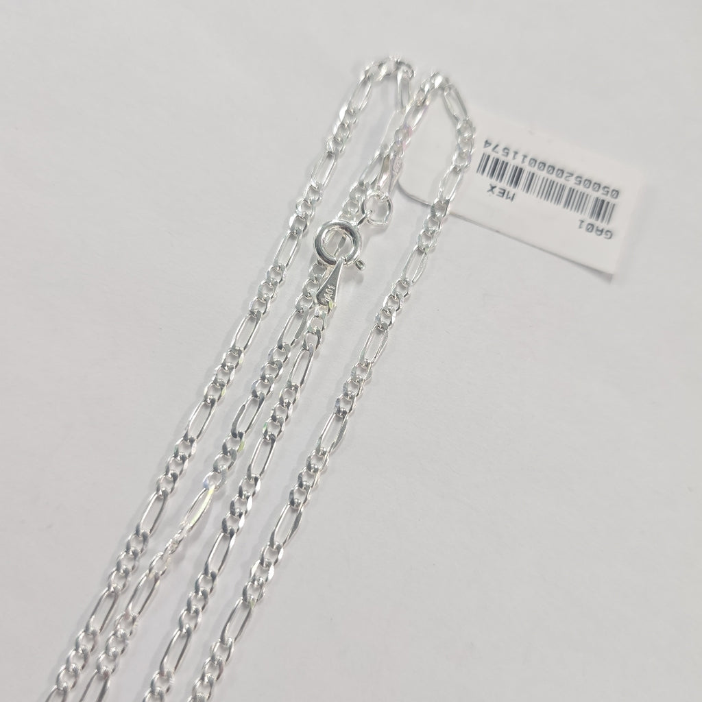 CADENA TEJIDO 3X1 PLATA .925 55 CM 4.2 GR (NUEVO)