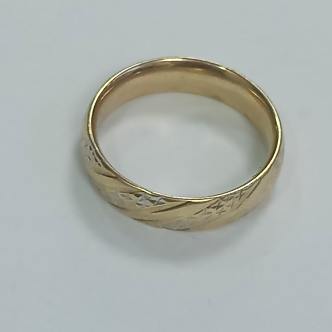 ARGOLLA ORO COMBINADO 10 K 2,30 GRMS (SEMINUEVO)