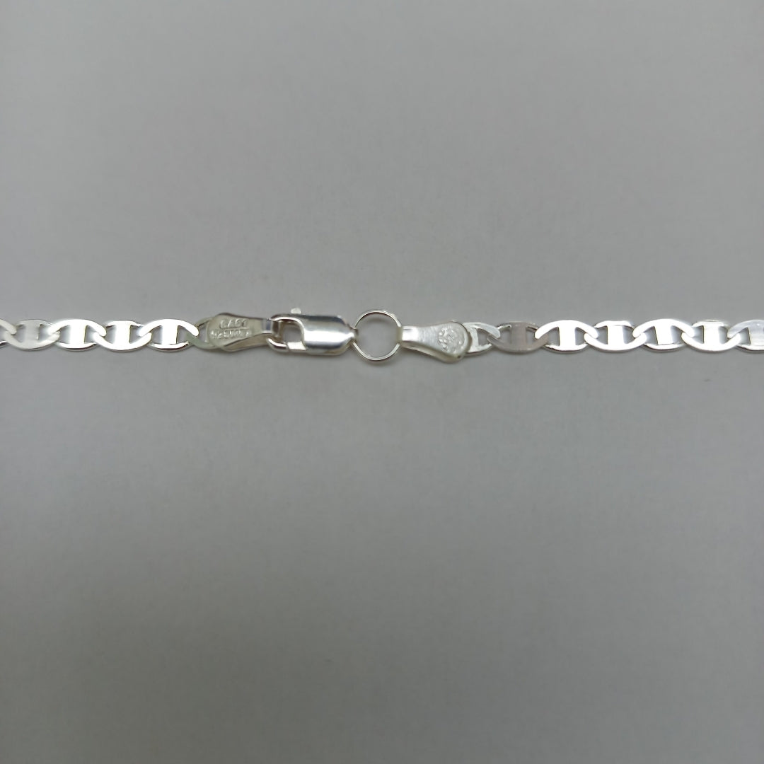 CADENA TEJIDO GUCHI PLATA .925 60 CM 9 GR (NUEVO)