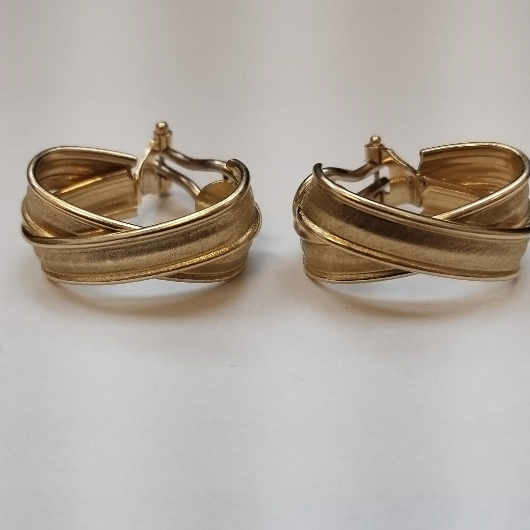 ARETES PAR ORO 14 K 6,50 GRMS (SEMINUEVO)