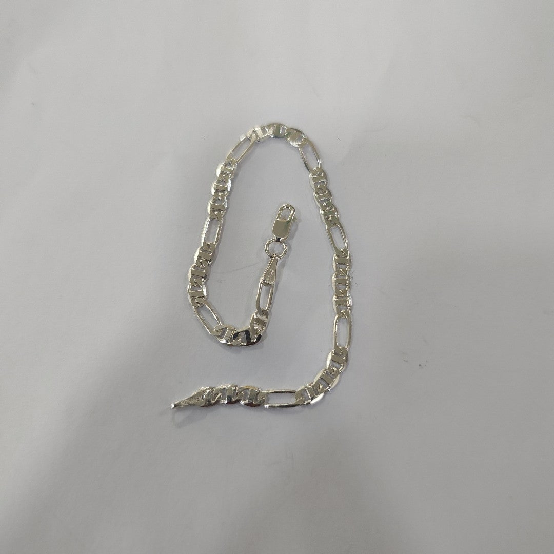 PULSERA TEJIDO 3X1 PLATA .925 16 CM 2.8 GR (NUEVO)