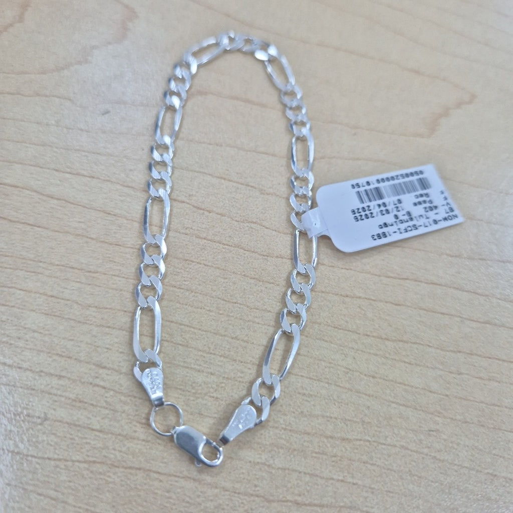 PULSERA TEJIDO 3X1 PLATA .925 18 CM 5.6 GR (NUEVO)
