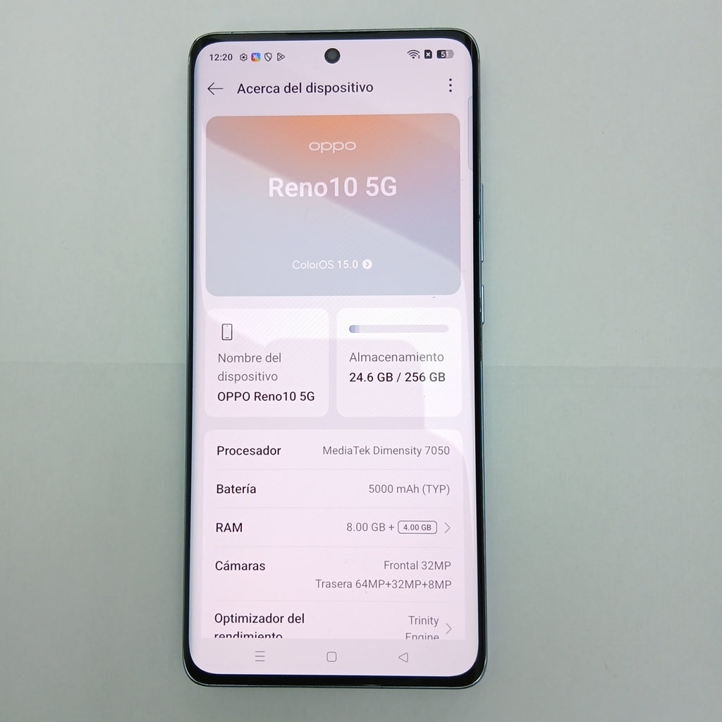 CELULAR OPPO  RENO 10 CPH2531 (2023) 256 GB 8 GB RAM (SEMINUEVO)