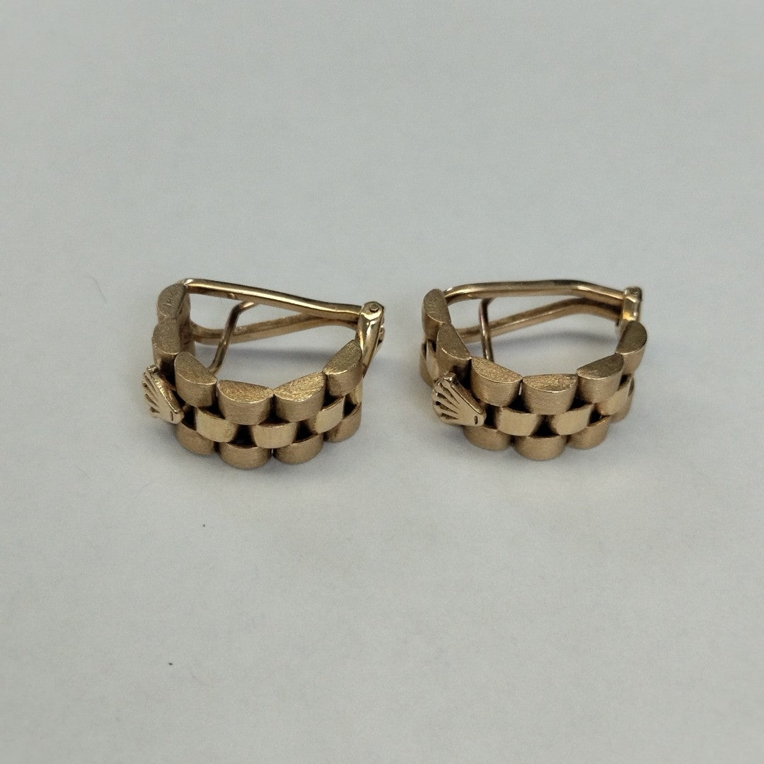 ARRACADAS PAR ORO 14 K 13 GRMS (SEMINUEVO)